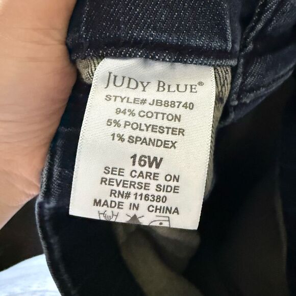 Judy Blue Women’s Plus Size 16W Denim Jogger Jeans Stretchy - Picture 5 of 5